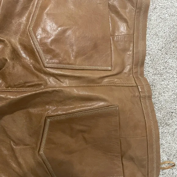 Carmel Leather Pants - Picture 4 of 4